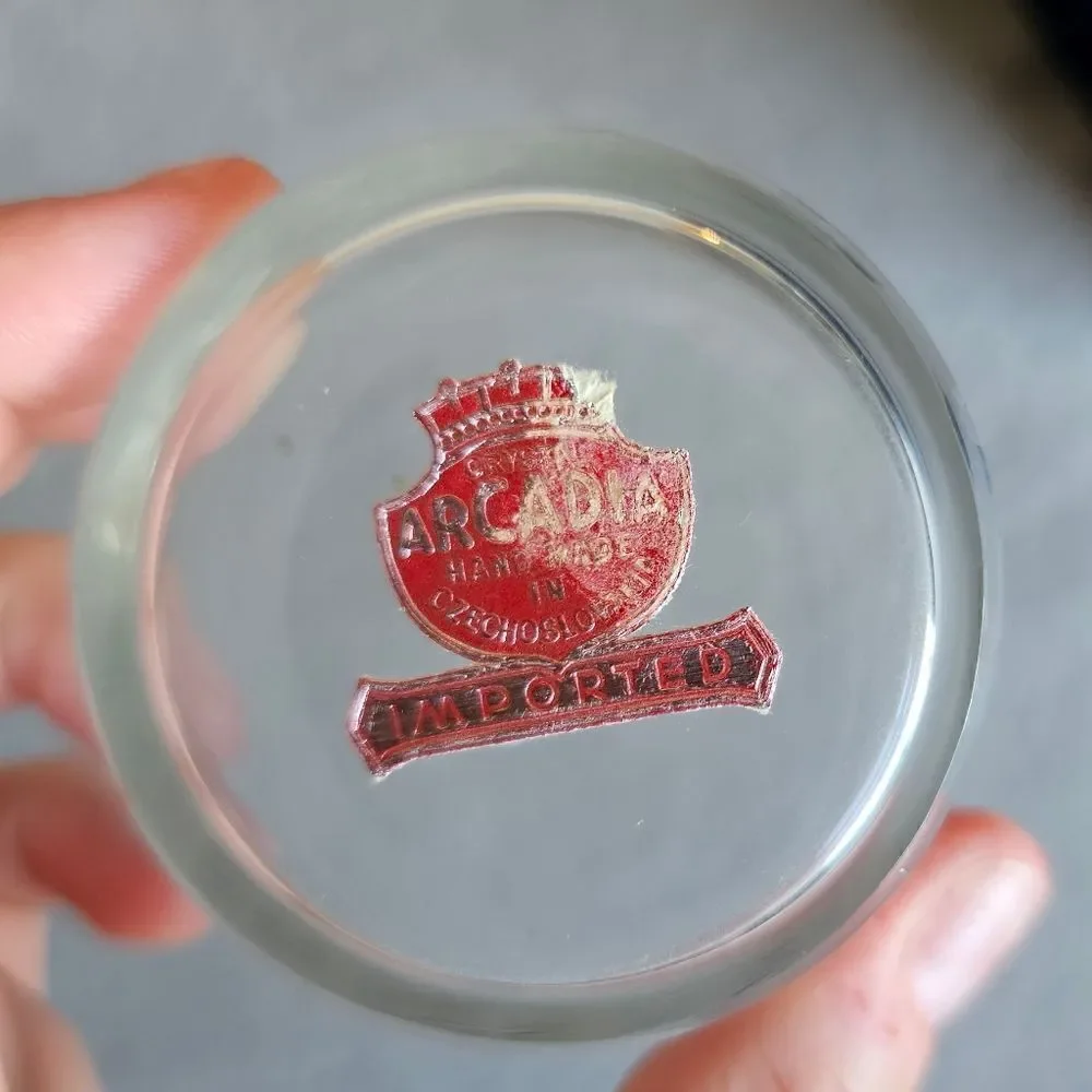 Arcadia Imports Hand Crafted Crystal Zodiac Cancer Cup